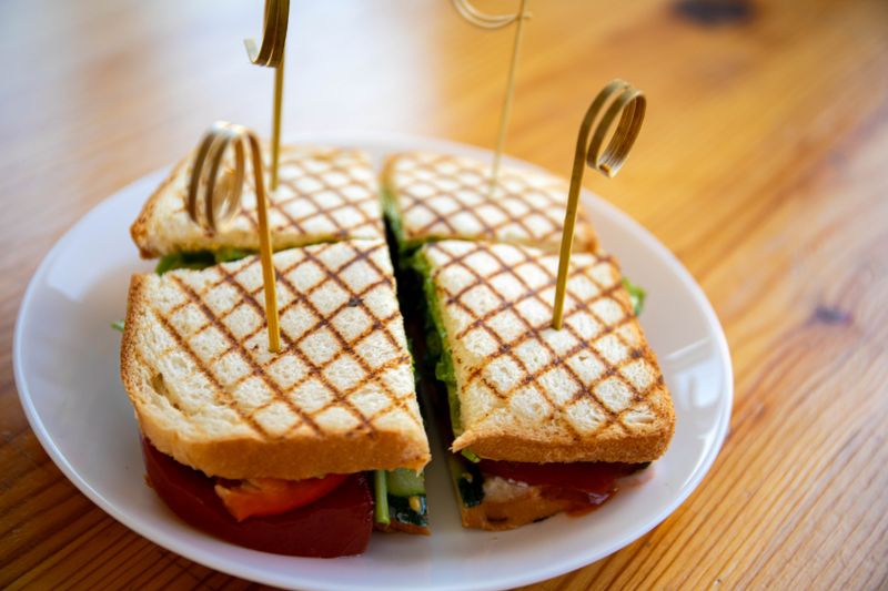 House-made tuna salad hoagie with celery and fresh herbs